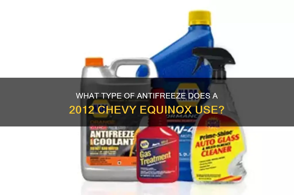 what anti freeze does 3012 equinox use