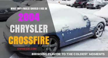 Best Anti-Freeze Options for Your 2004 Chrysler Crossfire