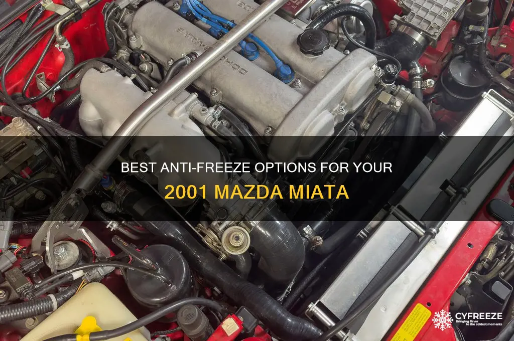 what anti-freeze to use in a 2001 mazda miata