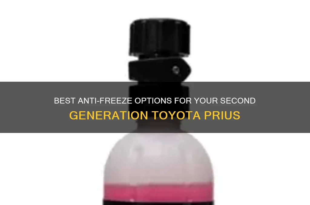 what anti-freeze to use in my second generation prius