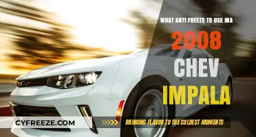 Choosing the Right Antifreeze for Your 2008 Chevy Impala