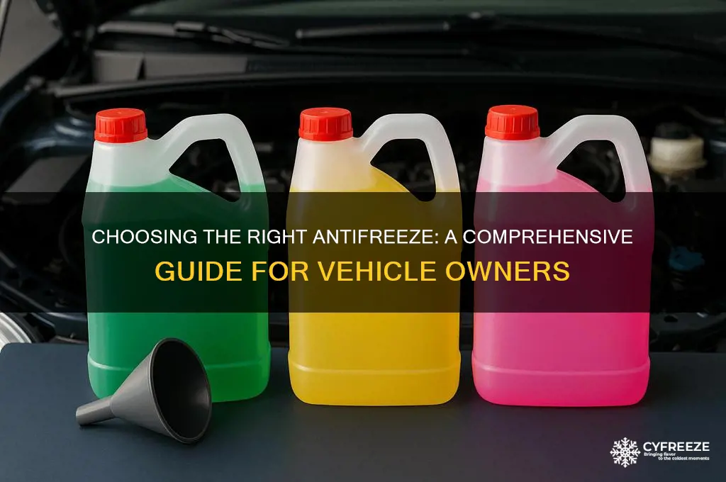 what anti freeze to use