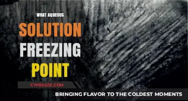 Understanding Aqueous Solution Freezing Point: Key Factors and Applications