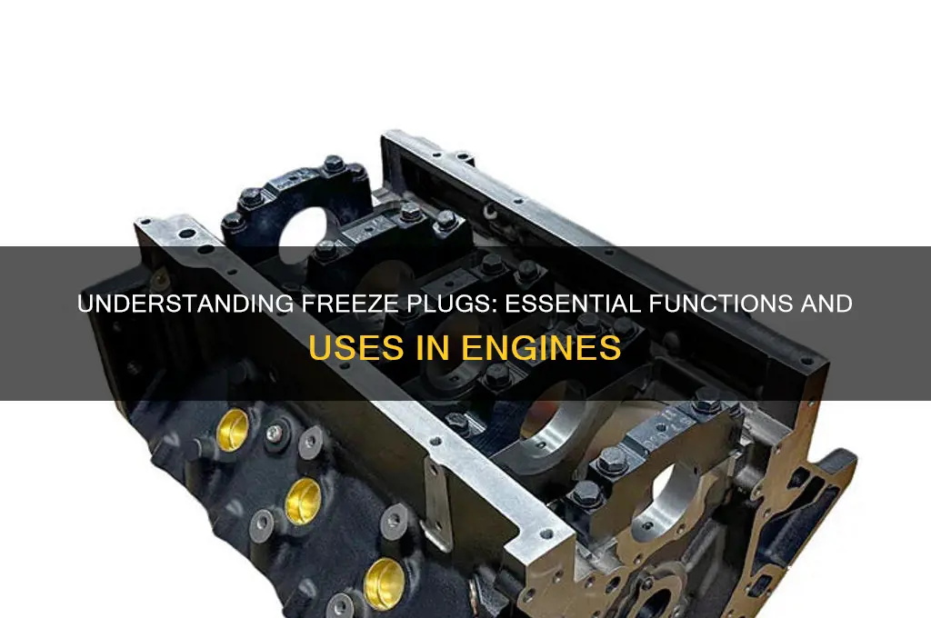 what are freeze plugs used for