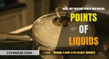 Understanding Freezing and Boiling Points of Liquids: A Comprehensive Guide