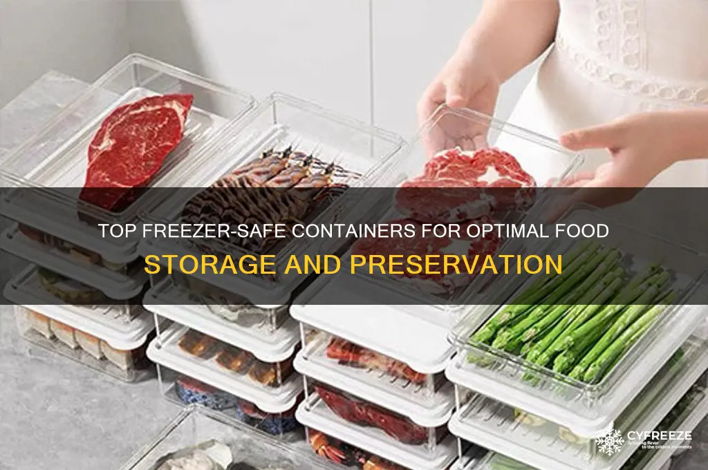 what are the best containers to use in the freezer