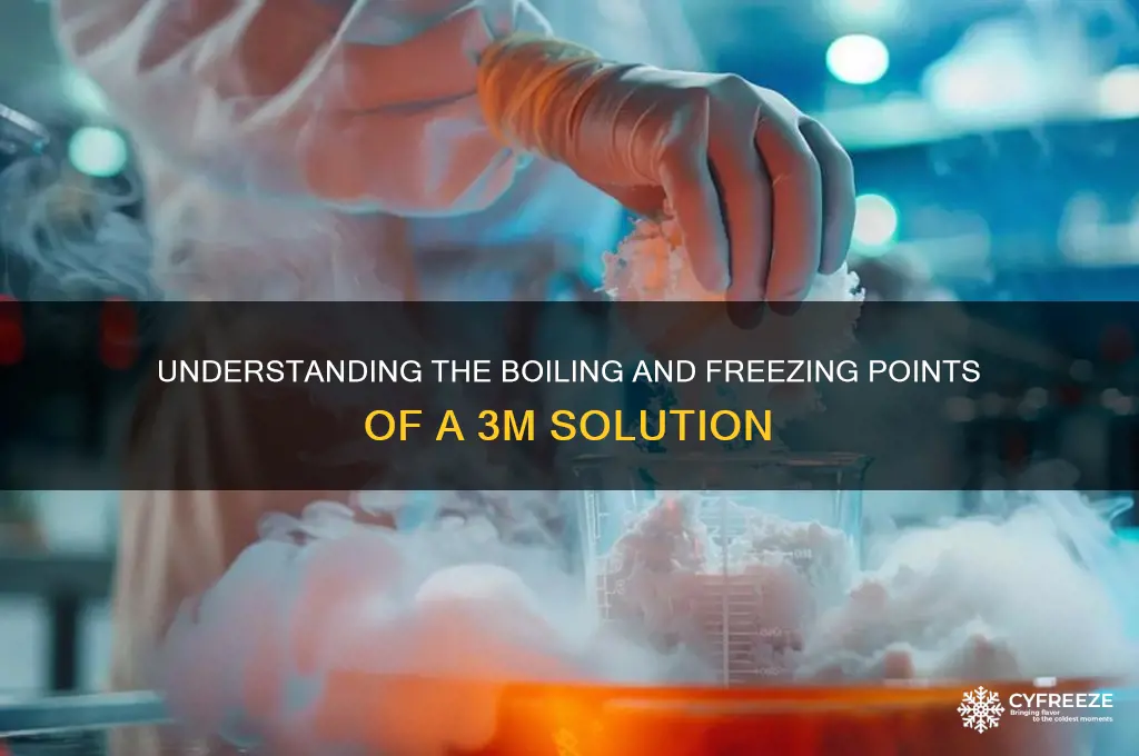 what are the boiling and freezing point of a 3