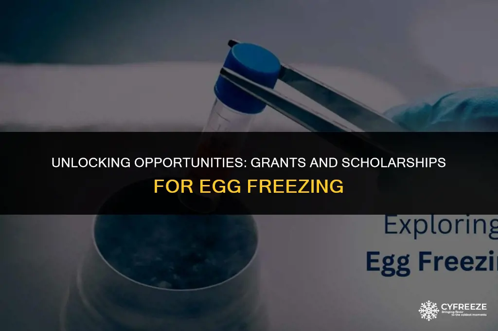 what are the grants and scholarships available for egg freezing