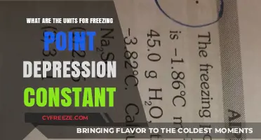 Understanding Freezing Point Depression Constant Units in Chemistry