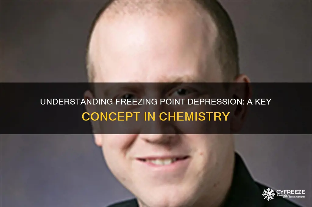 what b is freezing point depression