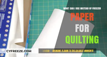 Quilting Alternatives: Best Substitutes for Freezer Paper in Your Projects