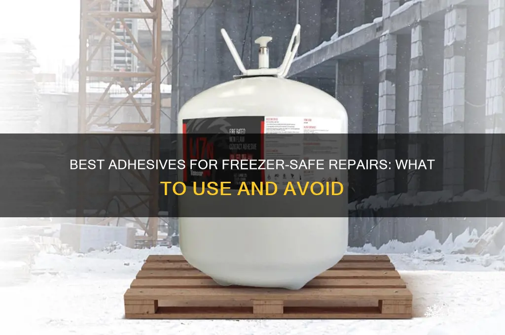 what can i use to glue a item in freezer