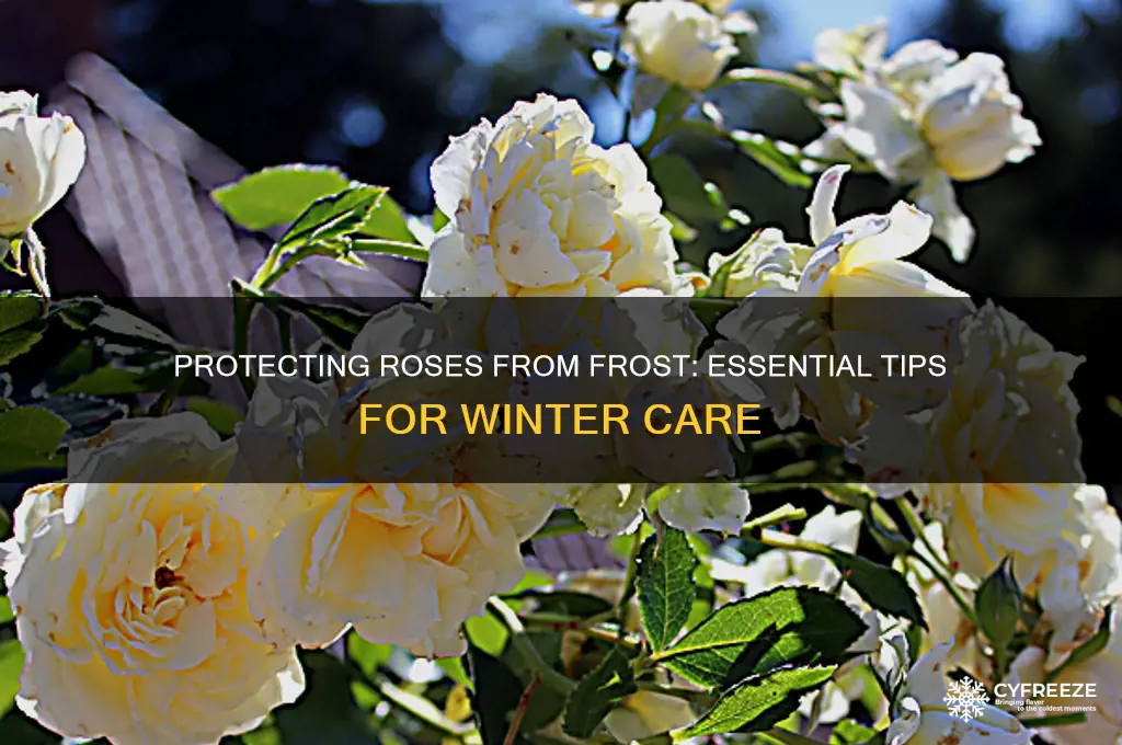 what can i use to protect my roses from freezing