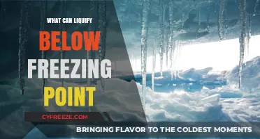 Subzero Surprises: Substances That Liquify Below Freezing Point Explained