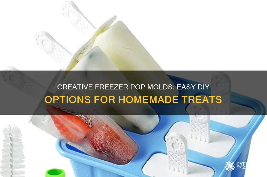 what can you use for molds when making freezer pops