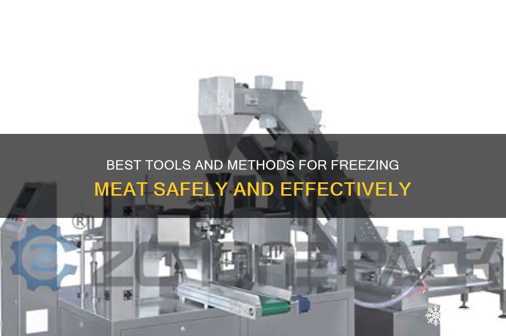 what can you use to freeze meat