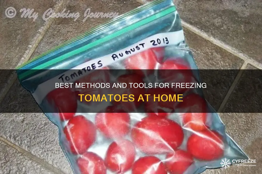 what can you use to freeze tomatoes
