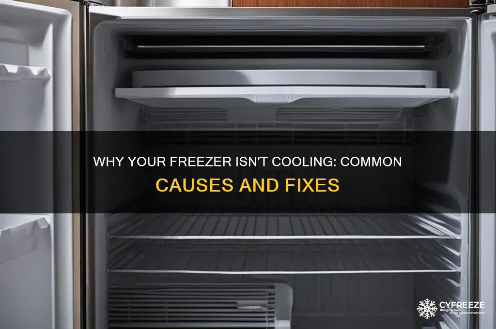 what causes a freezer to not get cold