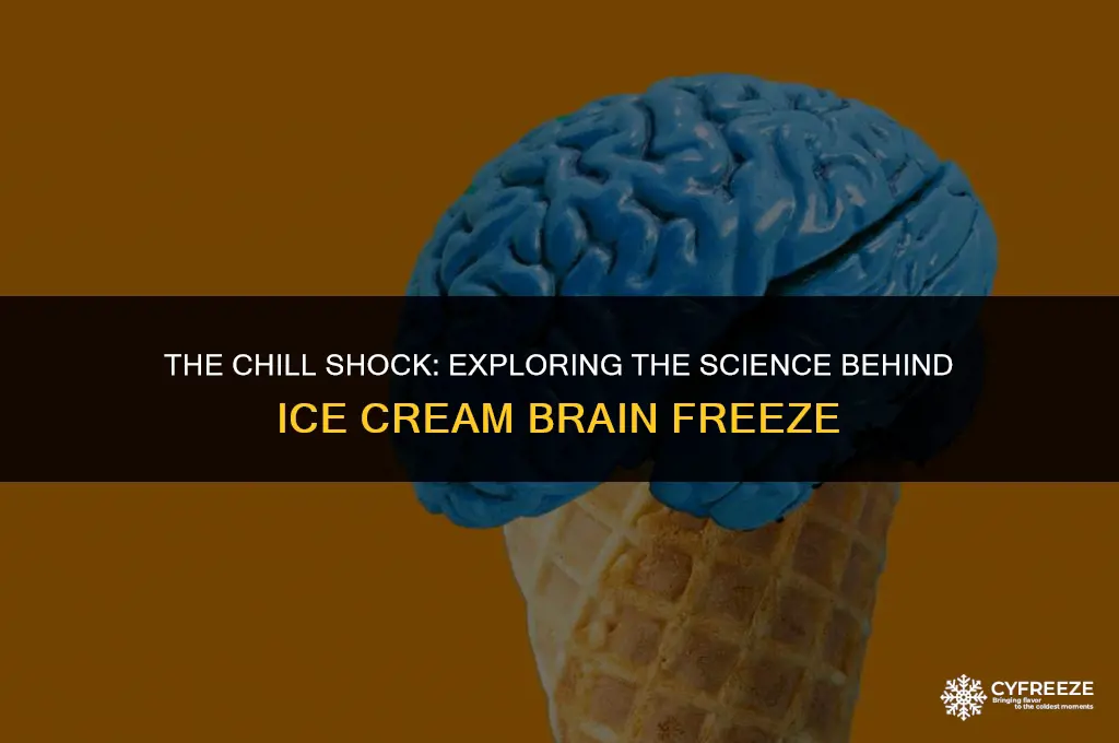 what causes brain freeze from ice cream