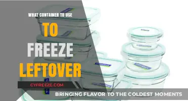 Best Containers for Freezing Leftovers: Tips for Safe Food Storage