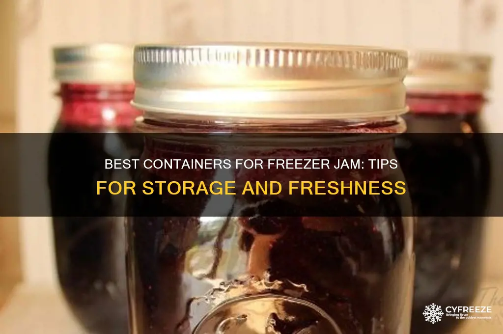 what containers to use for freezer jam