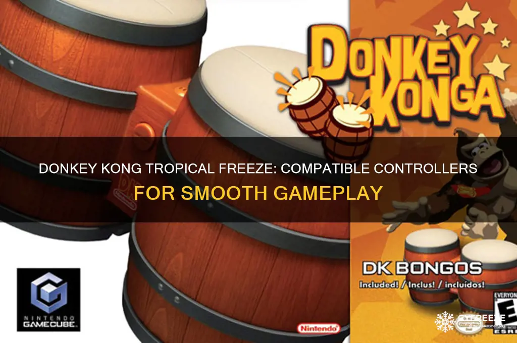 what controlers can you use on donkey kong tropical freeze
