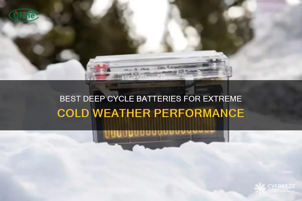 what deep cycle batteries are best for freezing cold temperatures