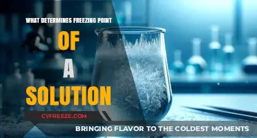Factors Influencing Solution Freezing Point: A Comprehensive Scientific Overview