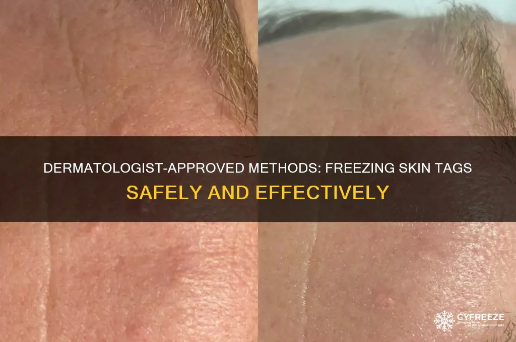 what do dermatologist use to freeze skin tags