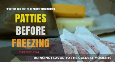 Best Ways to Separate Hamburger Patties Before Freezing for Easy Storage