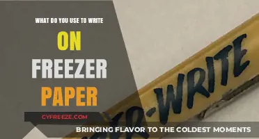 Best Tools for Writing on Freezer Paper: Tips and Techniques