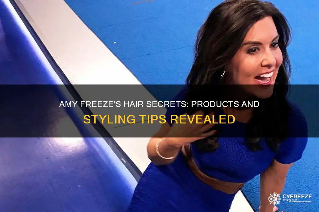what does amy freeze use in her hair