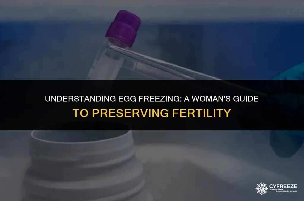 what does freezing eggs mean in woman