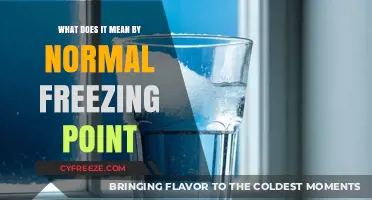 Understanding the Normal Freezing Point: A Comprehensive Scientific Explanation
