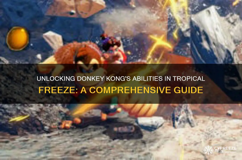 what does kong get you in donkey kong tropical freeze