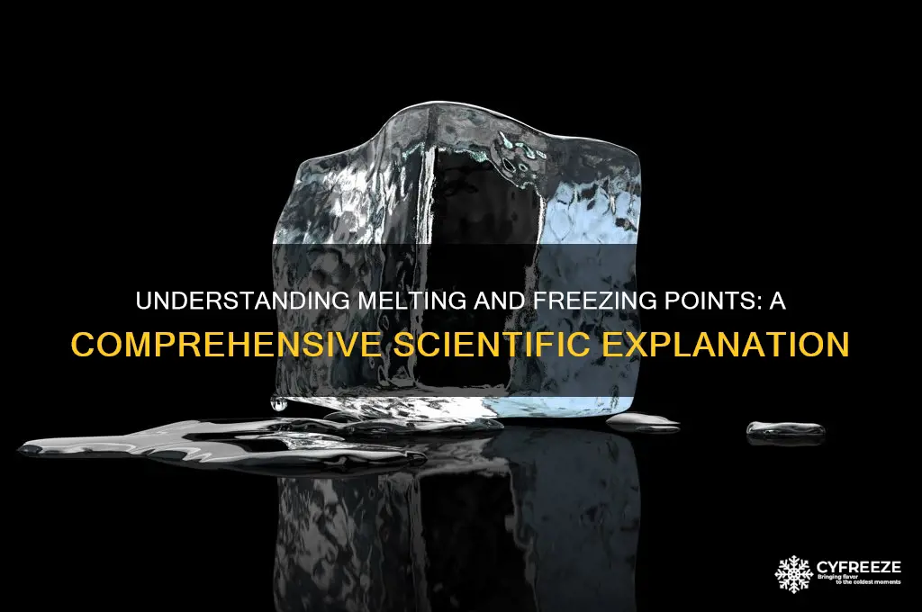 what does melting freezing point mean