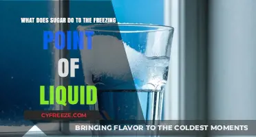 How Sugar Lowers the Freezing Point of Liquids: Science Explained