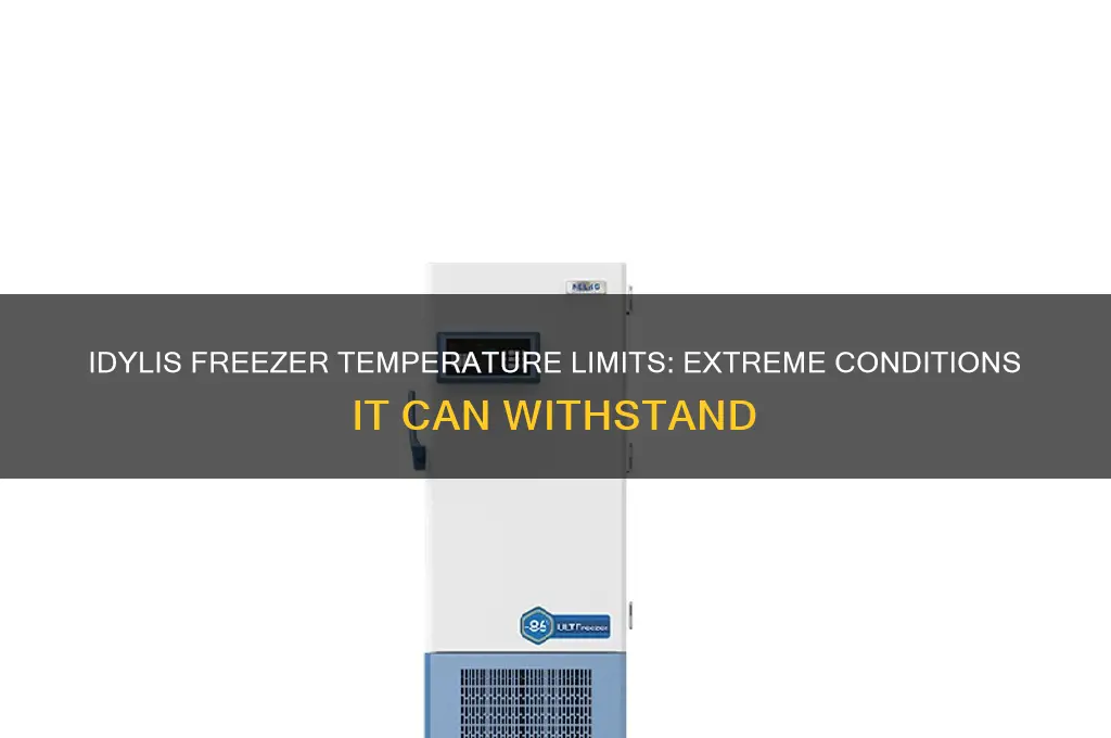 what exteme temperatures can an idylis freezer be in