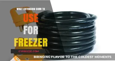 Choosing the Right Extension Cord for Your Freezer: A Guide