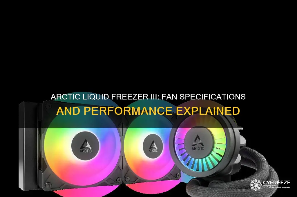 what fans does the arctic liquid freezer iii use