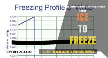 How Sugar Lowers Ice Freezing Temperature Below Zero Degrees