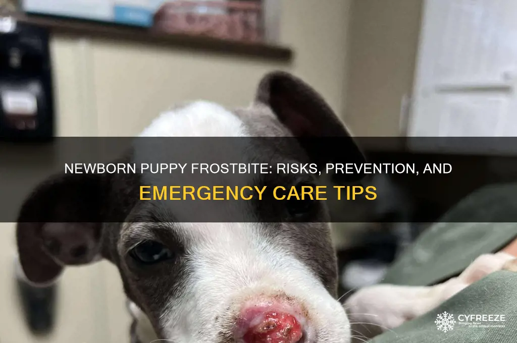 what happens if a newborn puppy gets freezes