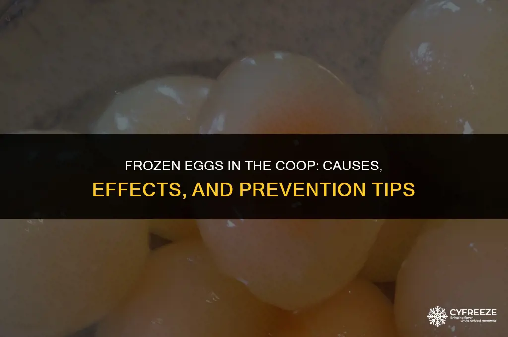 what happens if eggs freeze in the coop