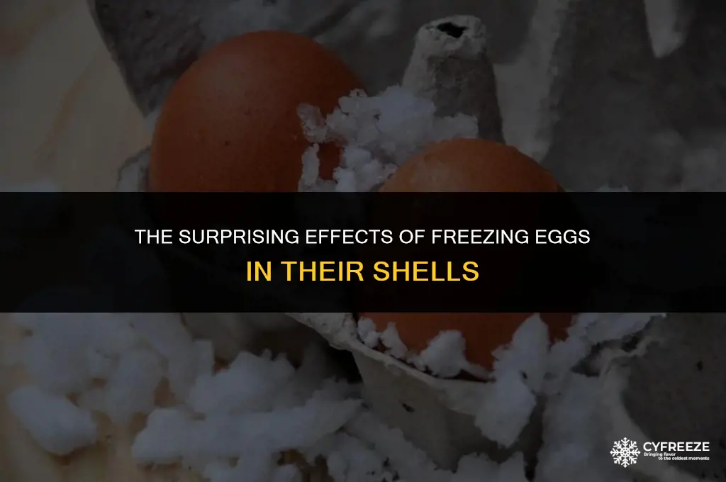 what happens if eggs freeze in the shell