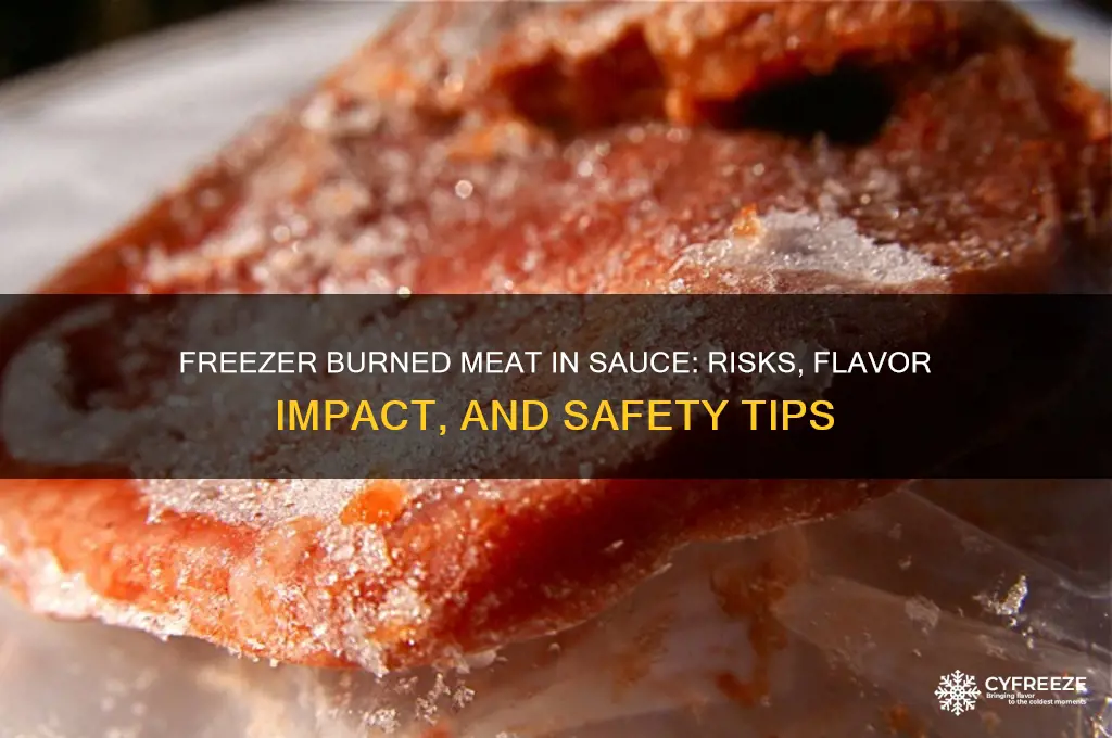what happens if i use freezer burned meat in sause