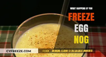 Festive Freeze: The Surprising Science Behind Egg Nog's Chilly Transformation
