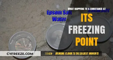 Understanding the Science Behind Substances at Their Freezing Point