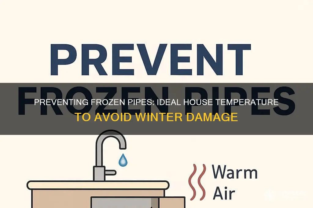 what house temperature causes pipes to freeze