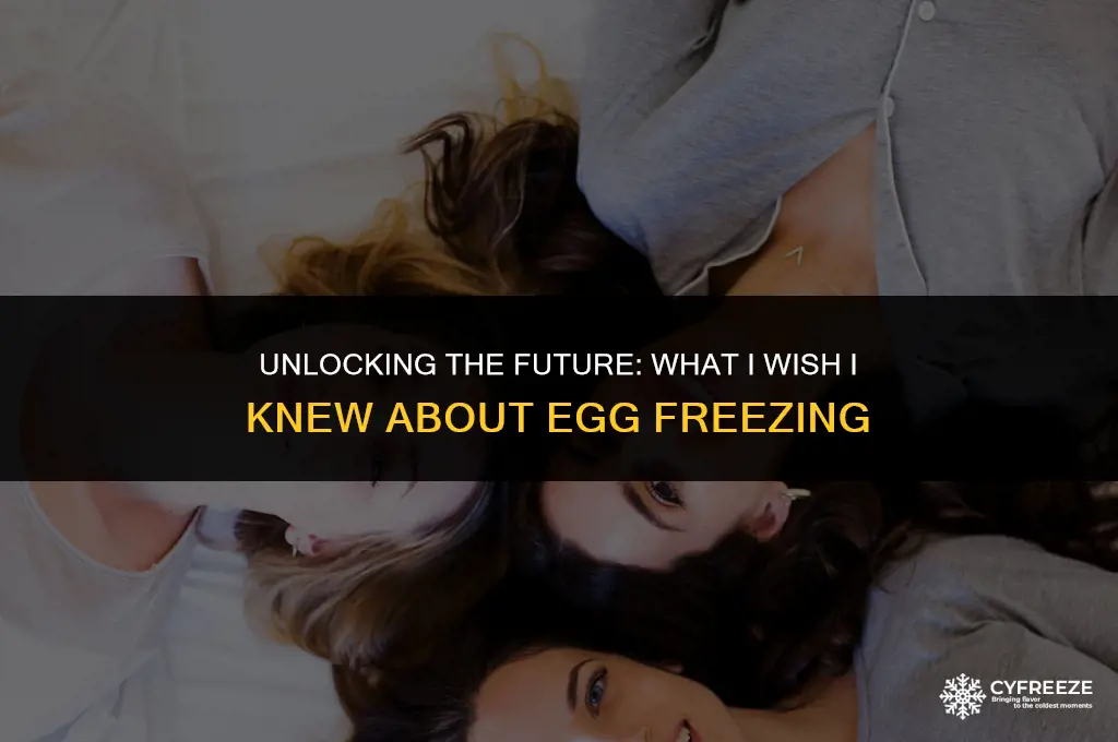 what i wish i knew about egg freezing