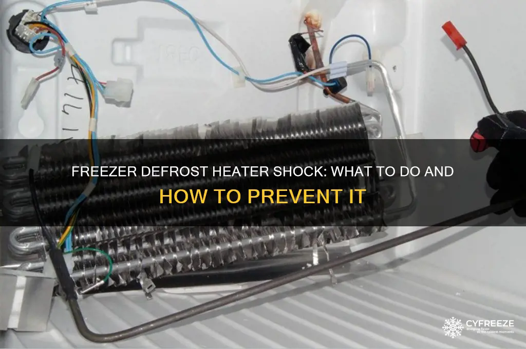 what if i get shocked by my freezer defrost heater